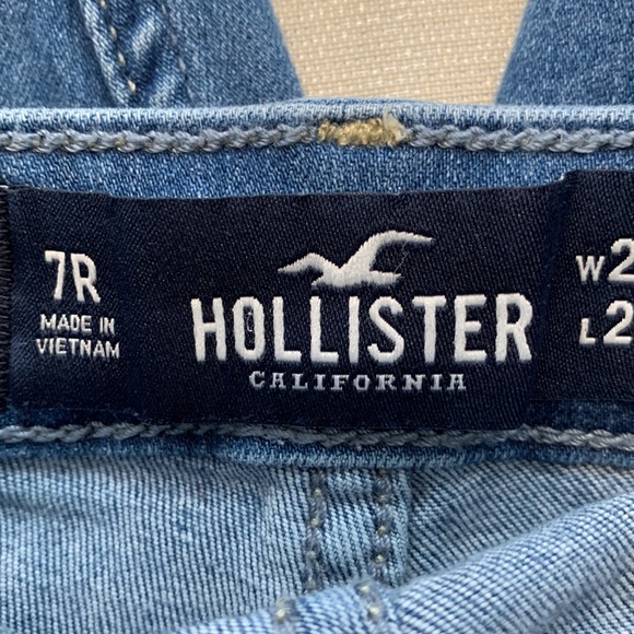 Hollister High-Rise Jean Legging Skinny Blue Jeans Size 7 - Picture 6 of 10